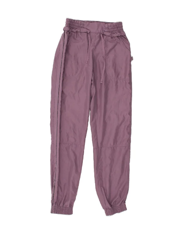 CHAMPION Womens Tracksuit Trousers Joggers UK 14 Medium Purple Polyester