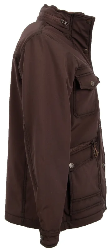 STS Ranchwear Womens Brazos II Enzyme Brown Polyester Softshell Jacket