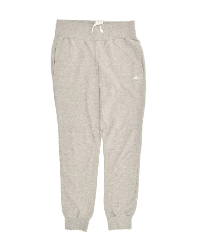 O'NEILL Womens Tracksuit Trousers Joggers UK 6 XS Grey Cotton