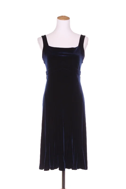 ISAKELLE (NZ) Blue  velvet dress! 10