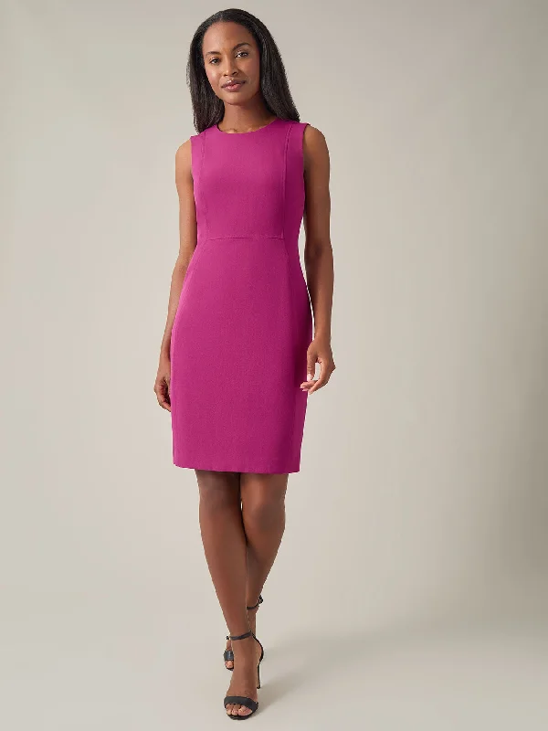 Petite Princess Seam Sheath Dress, Iconic Stretch Crepe