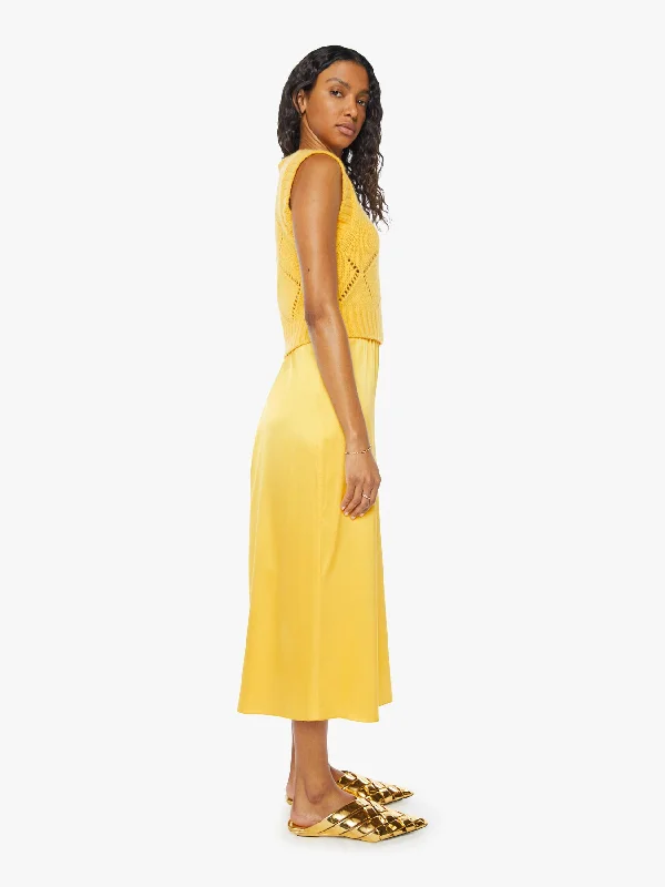 SABLYN Hedy Low Rise Silk Skirt - Marzipan