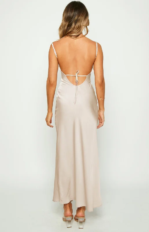 Tilly Cream Formal Maxi Dress