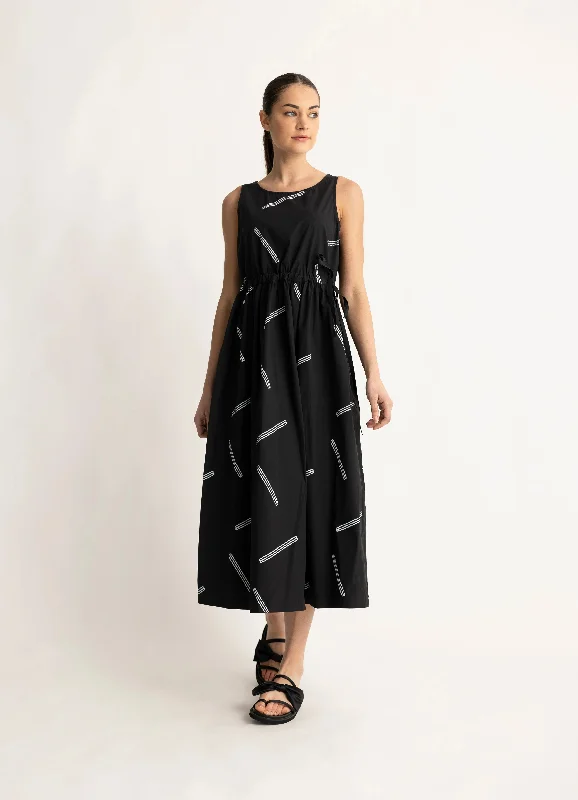 Two By Two Como Dress - Black Print