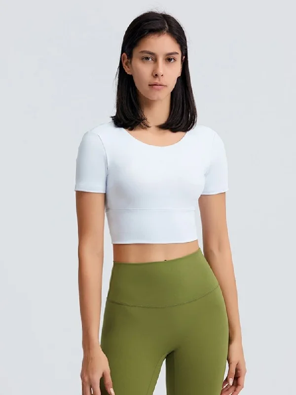 Crewneck Cropped T-Shirt - Women's