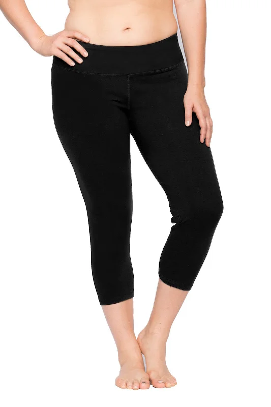 Lola Getts Skinny Capri with Compression-Black