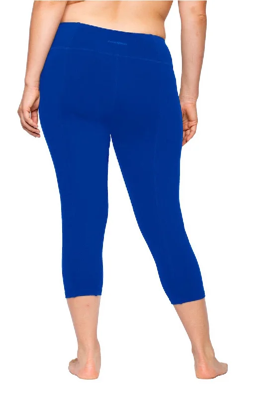 Lola Getts Skinny Capri with Compression-Royal