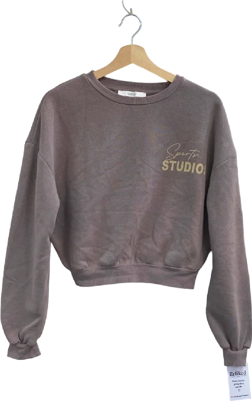 Michelle Keegan Mauve Sports Studios LA 1992 Sweatshirt UK 10