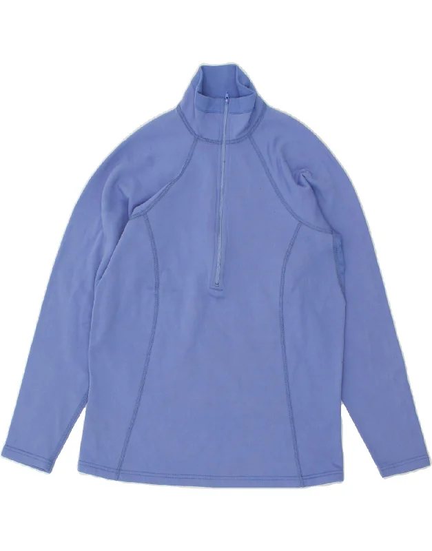 MOUNTAIN EQUIPMENT Womens Pullover Tracksuit Top UK 12 Medium Blue