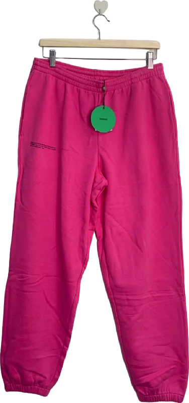 PANGAIA FLAMINGO PINK 365 Signature ORGANIC COTTON Track Pants UK L