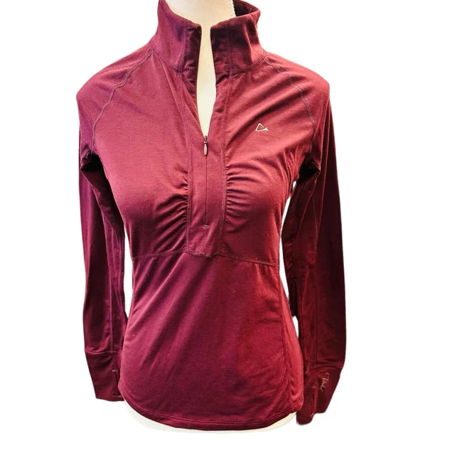 Paradox Drirelease Burgundy Top Active Women's Size XS