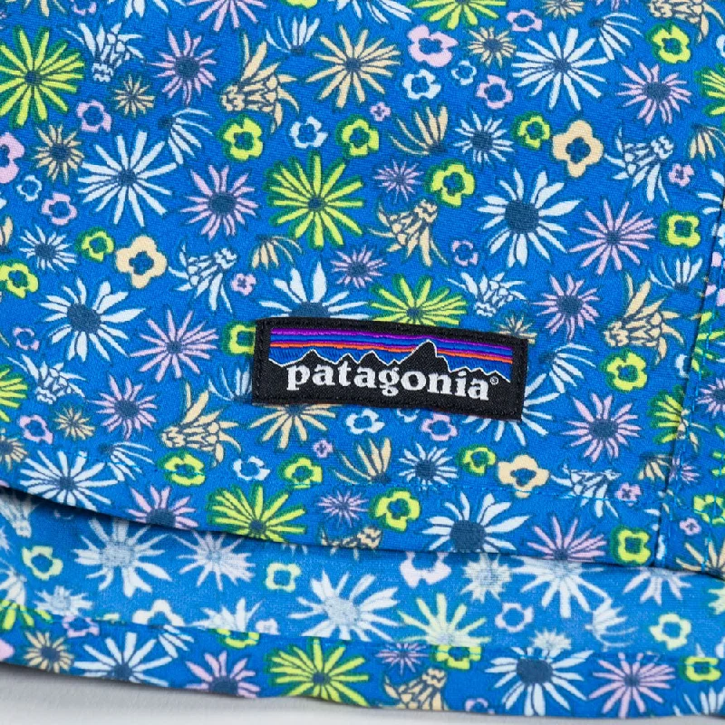 Patagonia Womens Baggies Shorts - 5 - Floral Fun: Vessel Blue