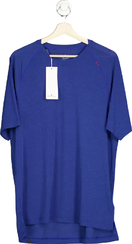 Ronhill Blue Running T-Shirt UK L