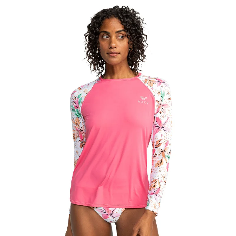 Roxy Lycra Printed Long Sleeve Rash Vest