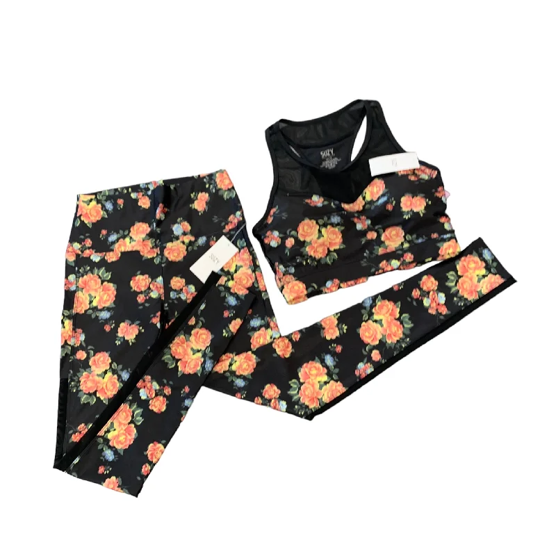 Suzy Shier Floral Pants and Tank Set NWT Women's XS