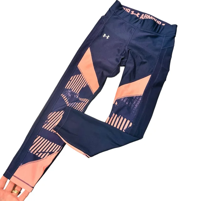 Under Armour Blue Pants Active Women's Size S