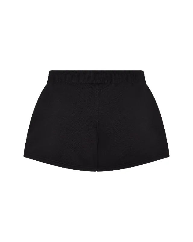 Women's TS Star Diamante Shorts - Black