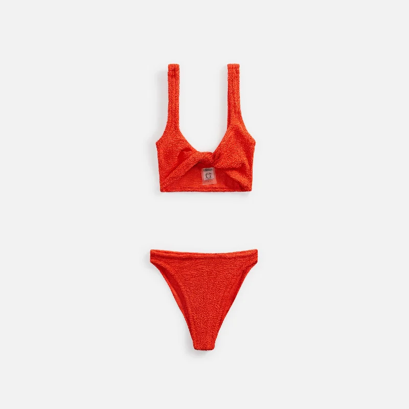 Hunza G Juno Bikini - Metallic Tangerine