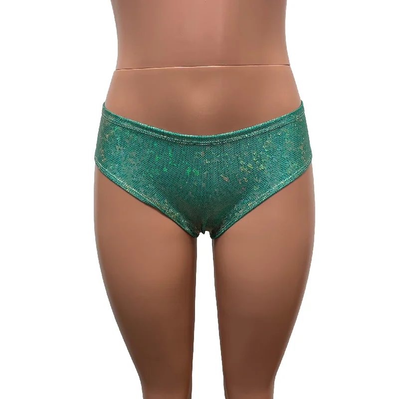 Jade Shattered Glass Cheeky Bikini Bottom