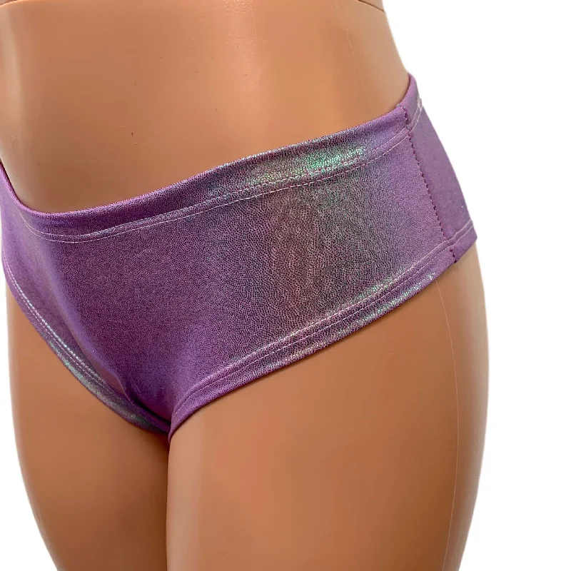 SALE - Lilac Iridescent Cheeky Bikini Bottom