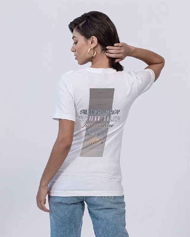 Asian sister with silver grey hair Unisex Jersey Tee | Bella + Canvas