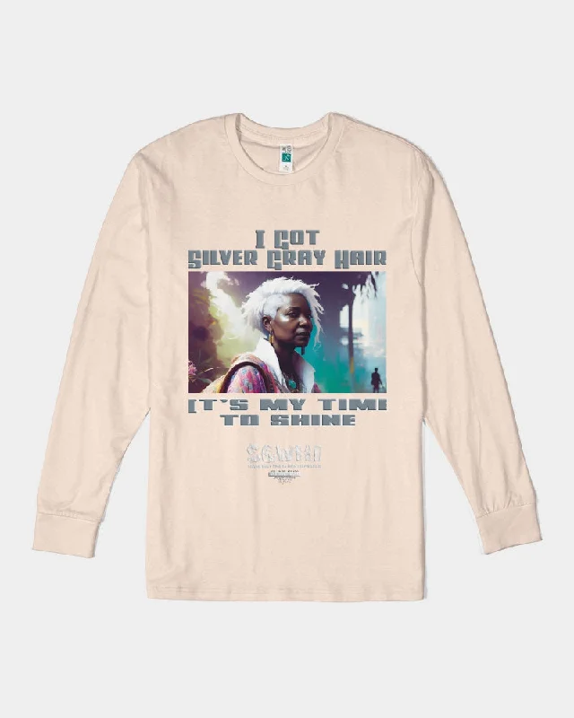 Black sister time to shine Unisex Long Sleeve Tee | Lane Seven