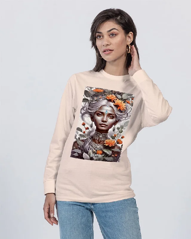 Blossom Indian Grey sister Unisex Long Sleeve Tee | Lane Seven