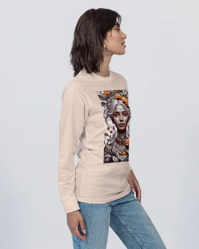 Blossom Indian Grey sister Unisex Long Sleeve Tee | Lane Seven