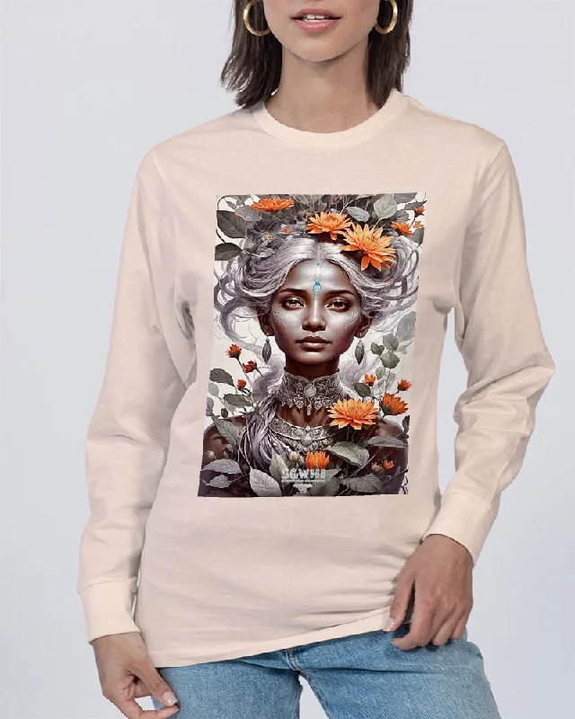 Blossom Indian Grey sister Unisex Long Sleeve Tee | Lane Seven