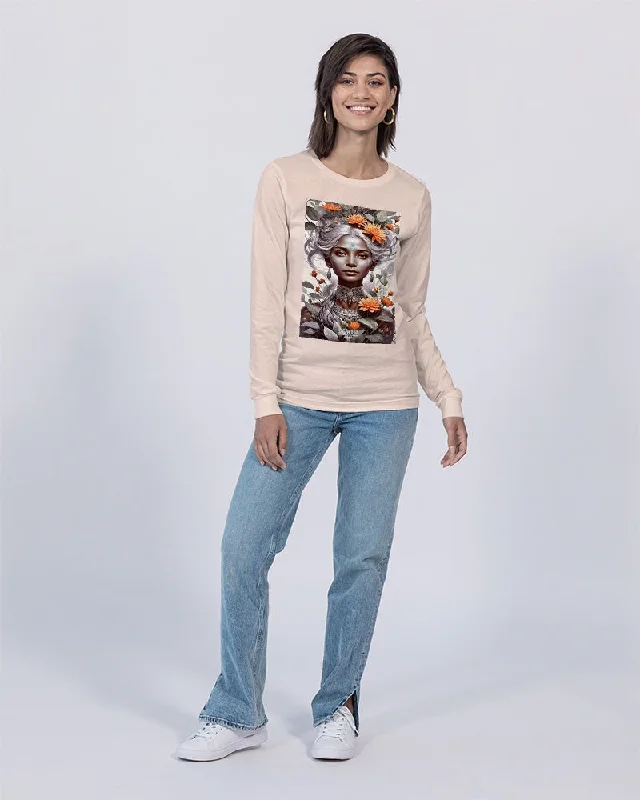 Blossom Indian Grey sister Unisex Long Sleeve Tee | Lane Seven