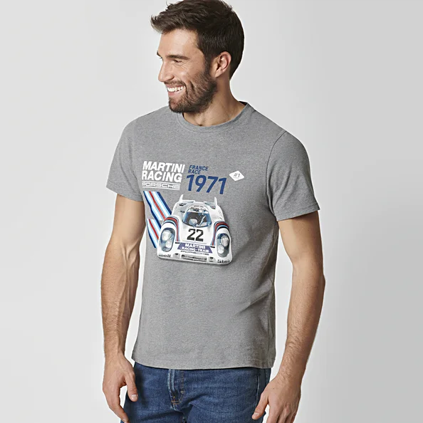 Porsche Collectors T-Shirt (Unisex) 1971 No. 21 - Martini Racing