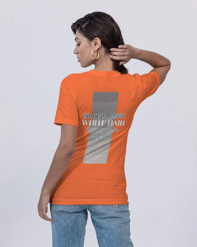 Promoting Asian women with silver grey Unisex Jersey Tee | Bella + Canvas