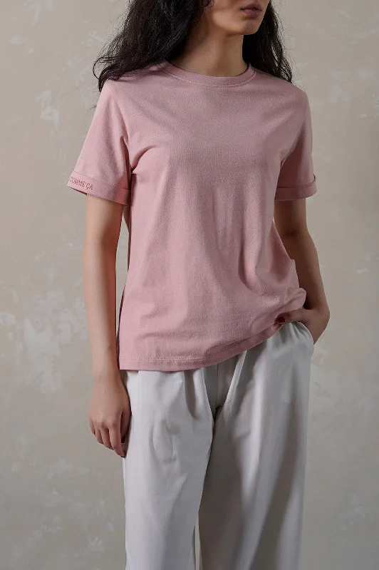 TEE WITH SLEEVE PRINT