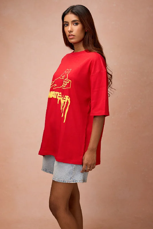 Women's Whatever! Red T-Shirt