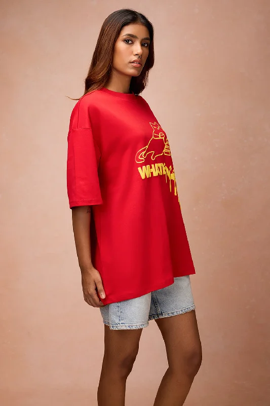 Women's Whatever! Red T-Shirt