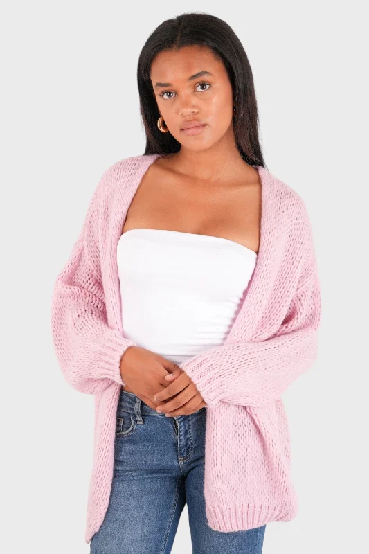 “Keep me warm"" vest baby pink