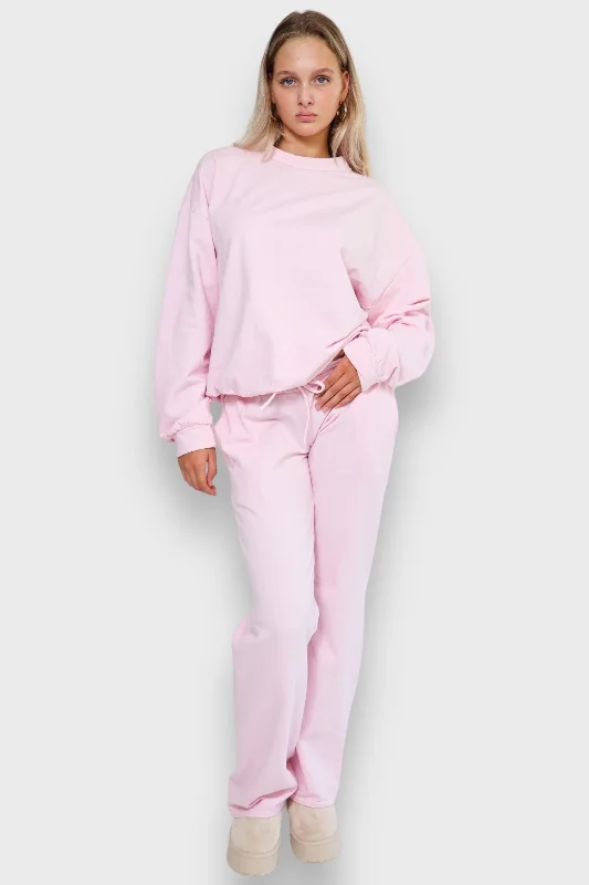 ""Lounge"" sweater pink