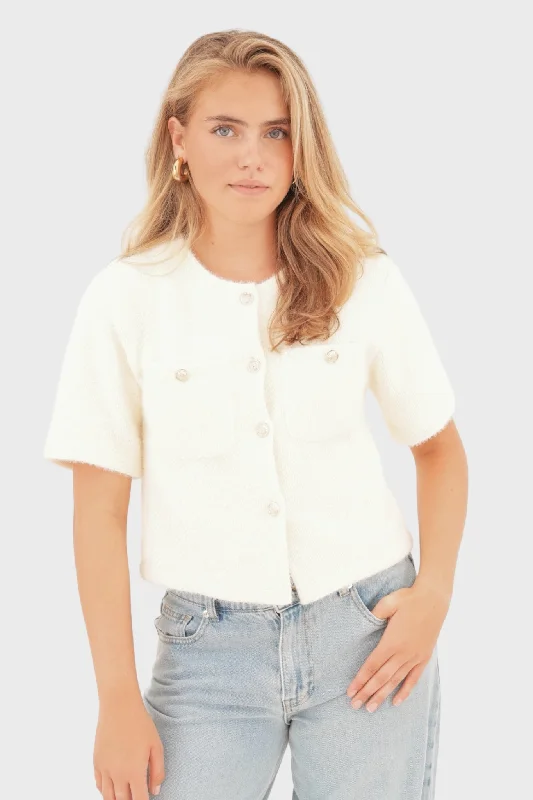 ""Penelope"" top white