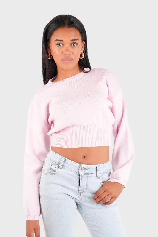 ""Soft glow"" sweater pink