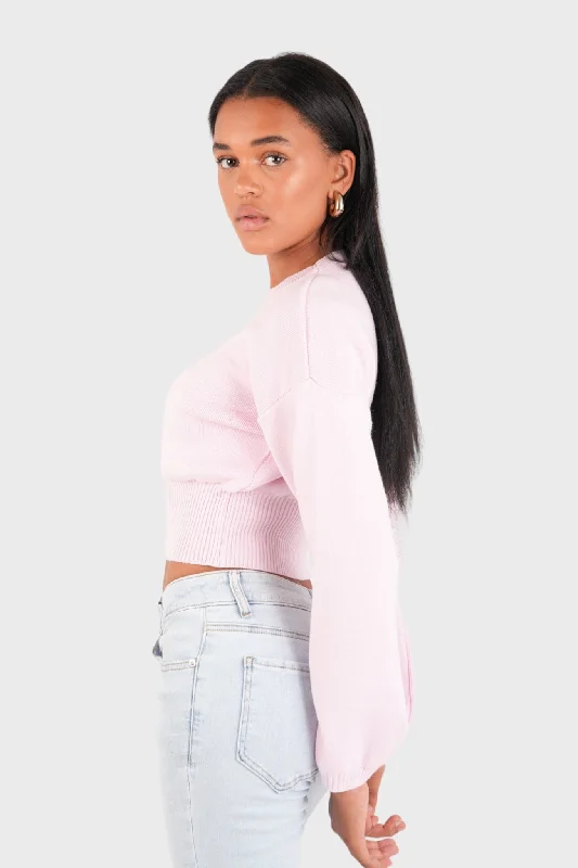 ""Soft glow"" sweater pink