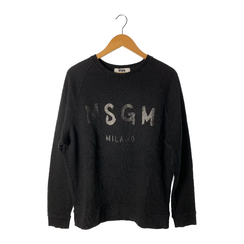 MSGM/Sweatshirt/M/BLK/Cotton