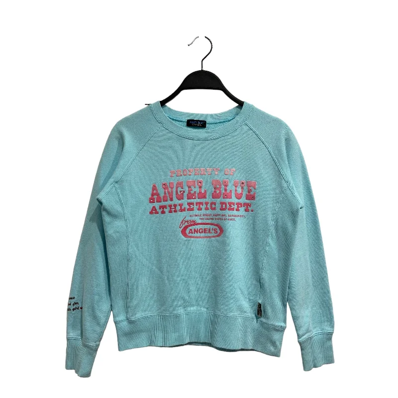 Angel Blue/Sweatshirt/L/Cotton/BLU/atlethic dept