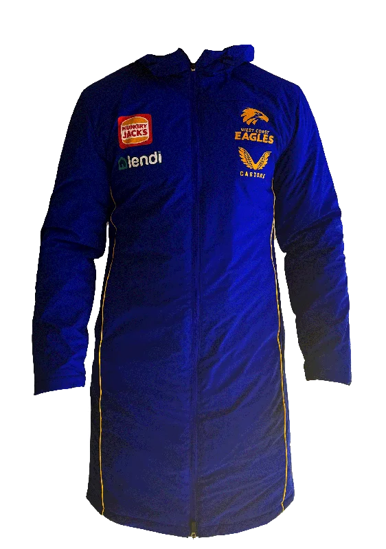 Castore Mens West Coast Eagles Padded Jacket <BR> TM0481