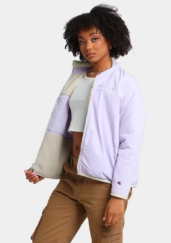 Champion Women's Rib Mix Media Reversible Jacket <br> CRYQN IED