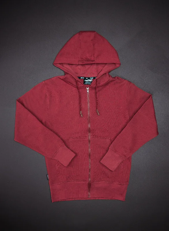 ESSENTIAL V2 ZIP UP - BLOODSTONE