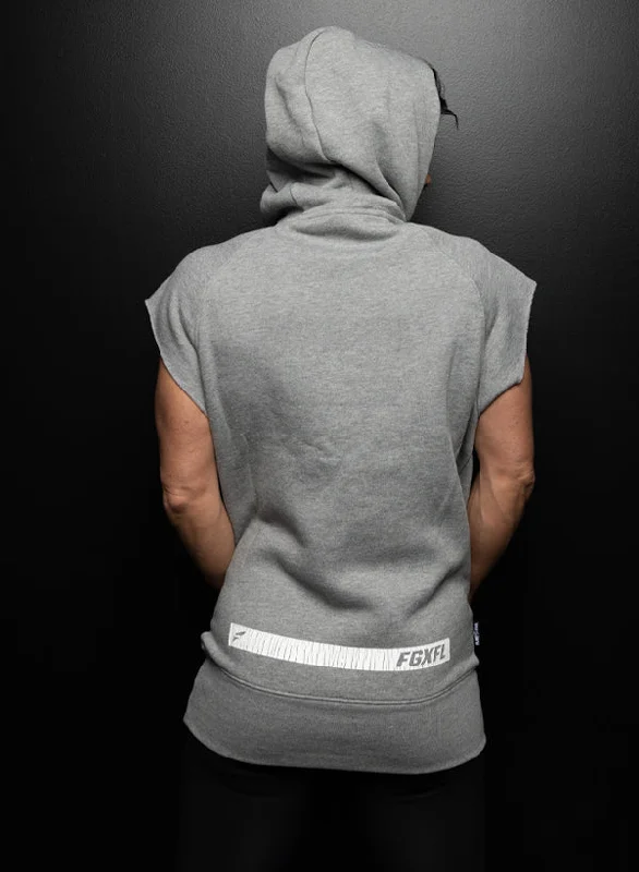 KNOCKOUT SLEEVELESS SWEATSHIRT - GREY