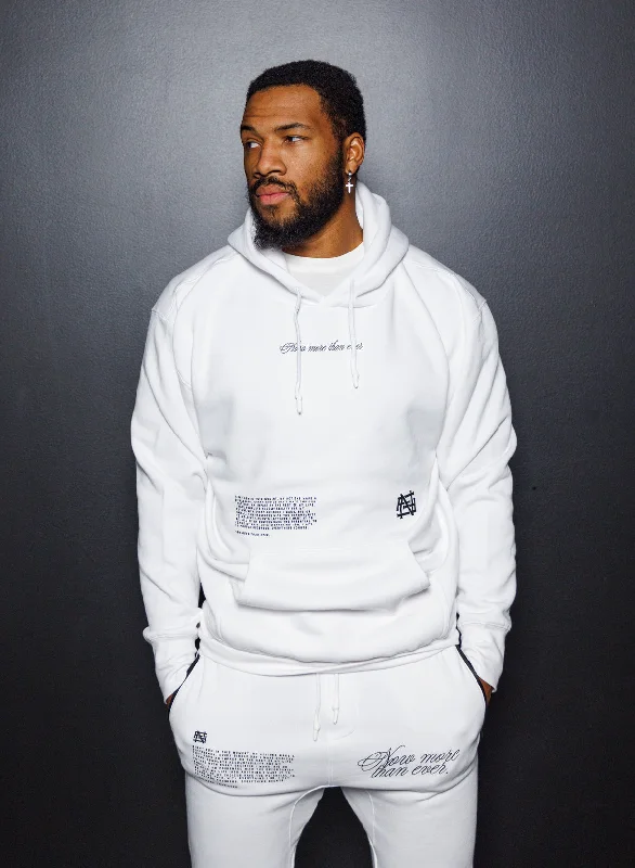 MORE THAN EVER HOODIE - WHITE