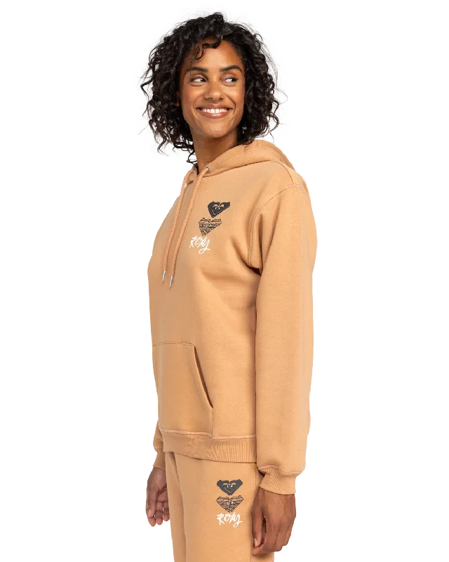 Surf Stoked Hoodie in Camel