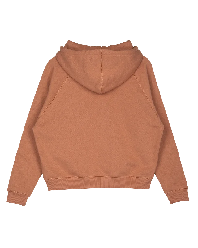 Sage Strip Front Hoodie in Clay