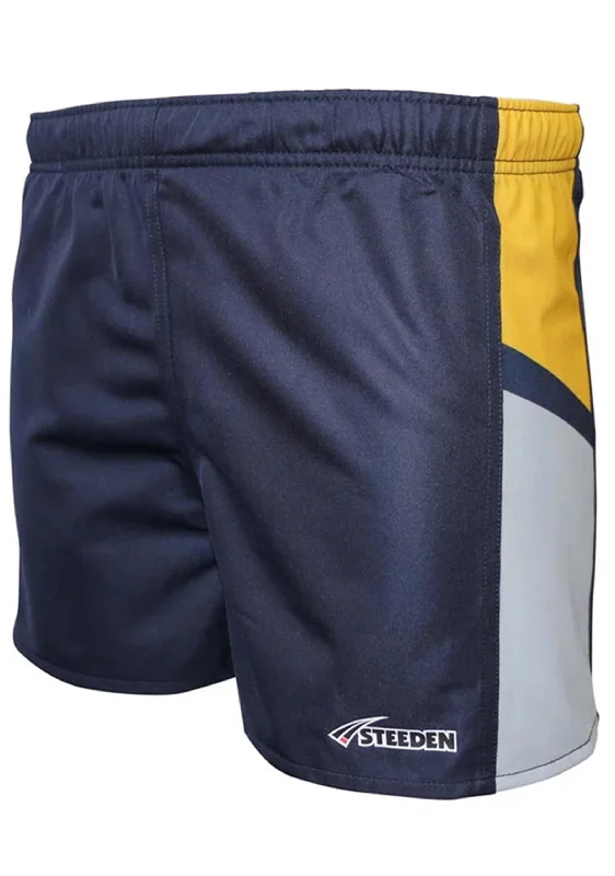 Steeden Mens Rugby League Shorts <br> 228810-DB/Y/G